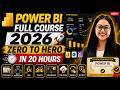 Power BI Full Course 2026 🚀 | Zero to Hero in 20 Hours ⏱️ | DAX, Power Query & Dashboards 📊