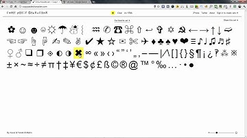 Copy special characters that aren