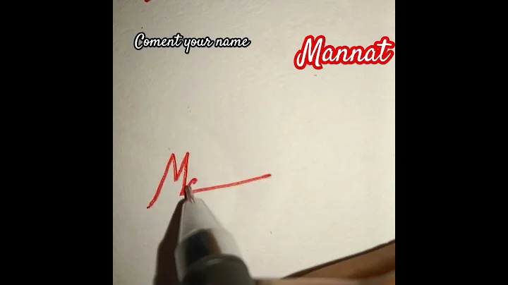 how to simple Signature Mannat
