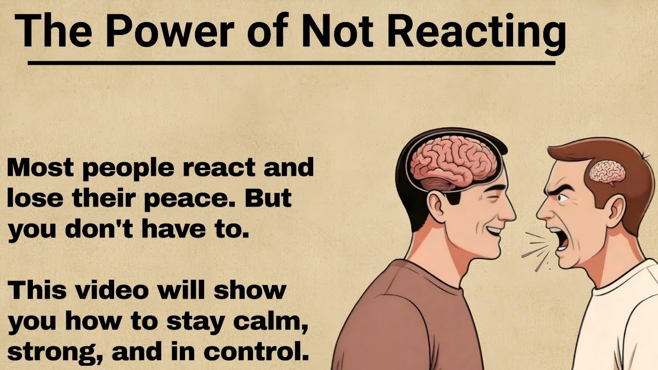 👉 Learn English Through Story | The Power of Not Reacting | Improve Fluency Fast 🚀