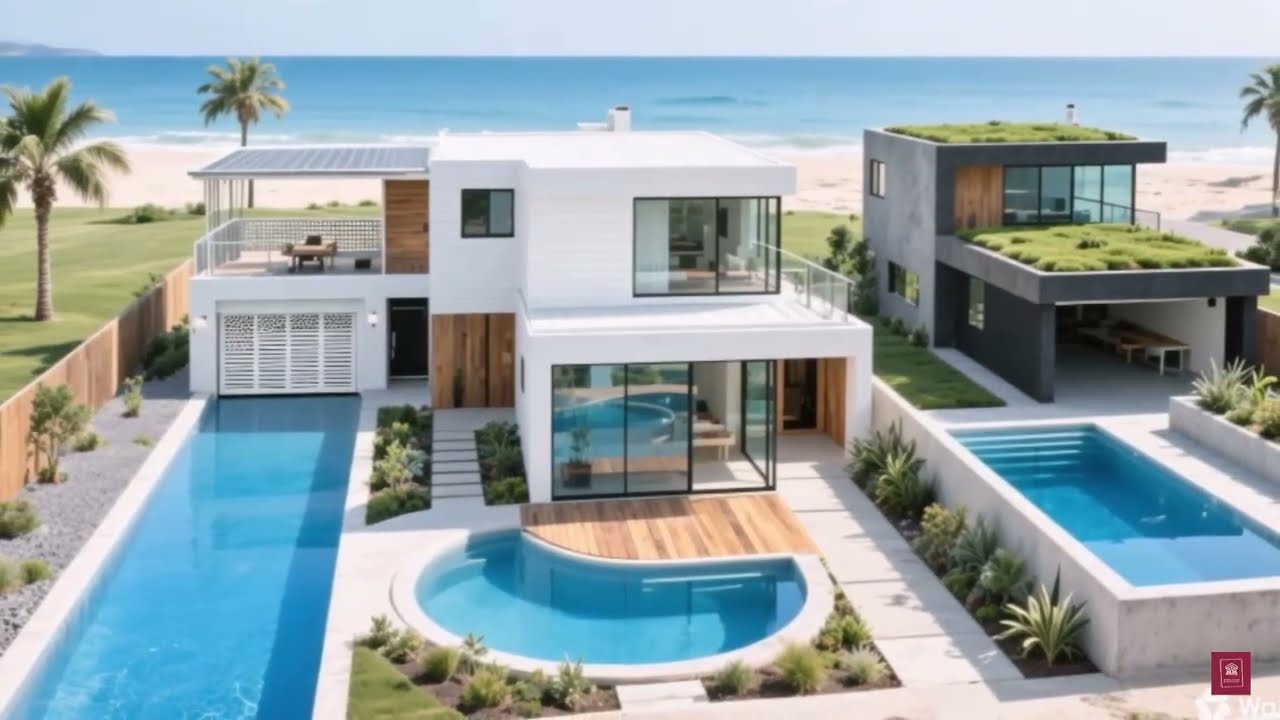 🏠 🌴 🏖 🌿 Neste vídeo exclusivo, mergulhe nas tendências de fachadas mais impactantes para 2025! 🏠 🌴 🏖