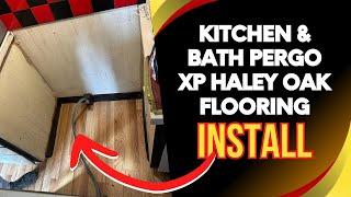 How To Install Pergo XP Haley Oak 10mm x 7.5 in. Laminate Wood Flooring in the Kitchen & Bathroom