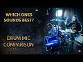 Comparing drum microphones to find the best combo