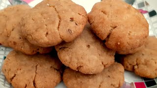 कढाई में बनाये गेंहू के आटे के नमकीन हेल्दी स्वादिष्ट बिस्किट | wheat flour biscuits | atta biscuits