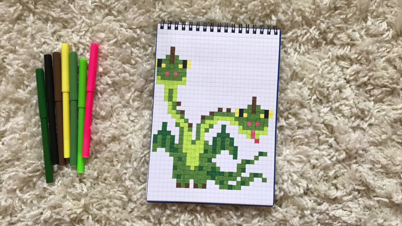 HOW TO DRAW ZIPPLEBACK | PIXEL ART | HOW TO TRAIN YOUR DRAGON | STEP BY ...