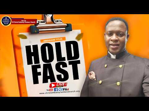 HOLD FAST WITH PASTOR MJ SEPTEMBER 30TH, 2026