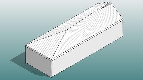 Revit Exercise (Day 217) - Roof with Modify Sub Element