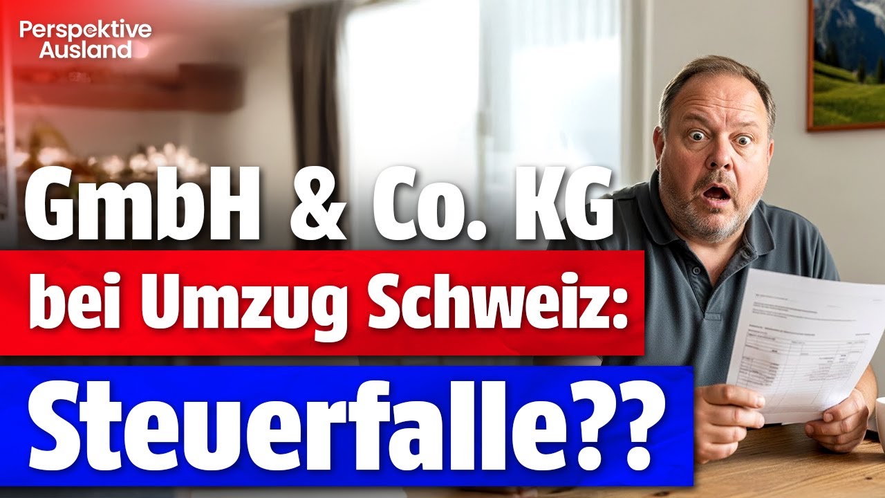 Die GmbH & Co. KG-Falle: Warum dich die Auswanderung in die Schweiz 10% deines Gewinns kostet