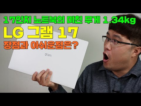 17인치 노트북이 1.34kg! LG 그램 17 장점과 아쉬운점 (LG Gram 17 Review)