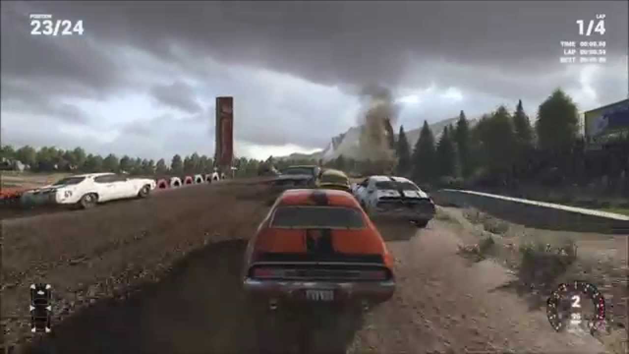 Next Car Game: Wreckfest - Stormy Evening Weather Gameplay (PC HD) [1080p]