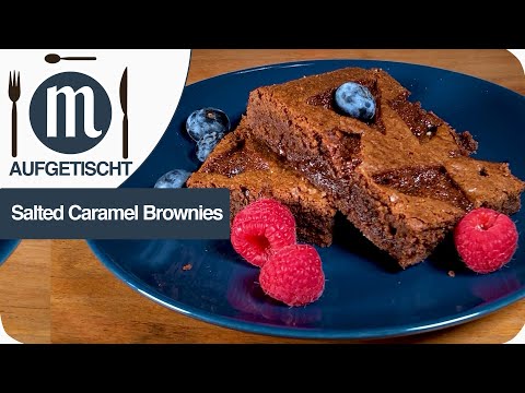 Video: Einen Schicken Brownie Mit Gesalzenem Karamell Kochen