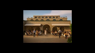 Architectural Competition Design for Gyumri Market & Culinary School Revit+@UnrealEngine+AI