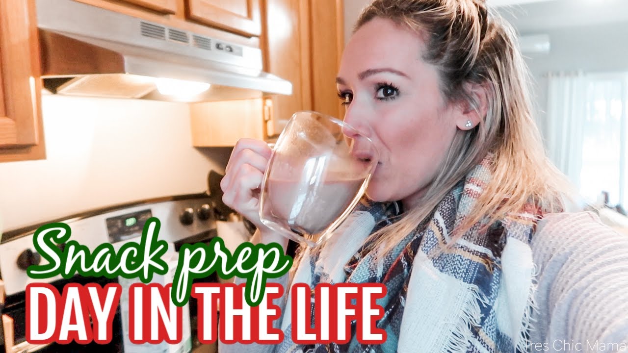 DAY IN THE LIFE OF A SINGLE MOM 2019| Toddler Snacks & Crockpot Hot Cocoa| Tres Chic Mama
