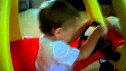 Sam and his cozy coupe