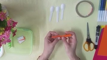 Dạy trẻ làm con chuồn chuồn bằng thìa sữa chua- Cô Đinh Thị Mai