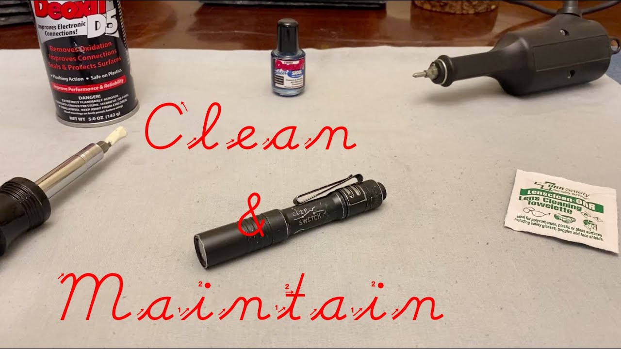 ClipSwitch Flashlight | Cleaning & Maintenance