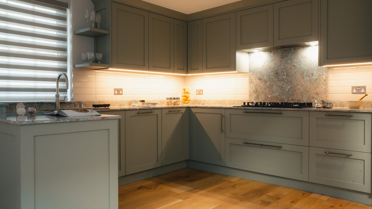 Modern Shaker Kitchen Kensington, London YouTube