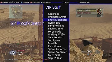 MW2 Mod menu proof
