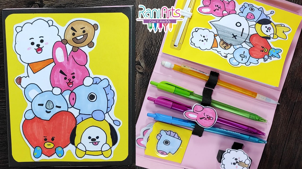 ORGANIZADOR BT21 (BTS) - DIY - BT21 ORGANIZER