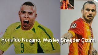 Drawing/Ronaldo Nazario//Drawing/Wesley Sneijder// Çizim