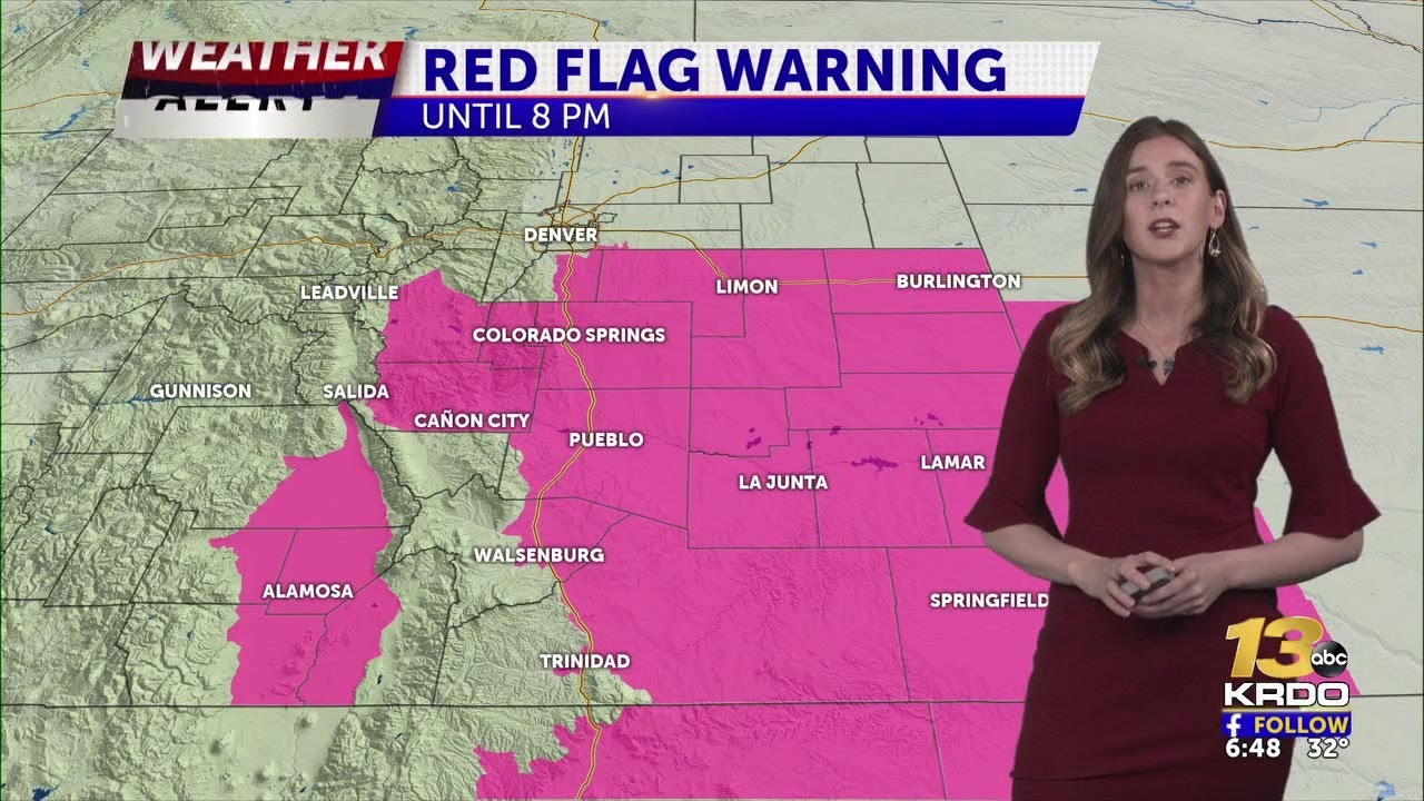 Fire danger continues: windy, warm and dry - YouTube