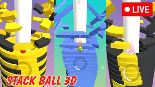 Stack Ball 3D 🏀 Live Stream| Starting Level To High Level Push screenshot 4