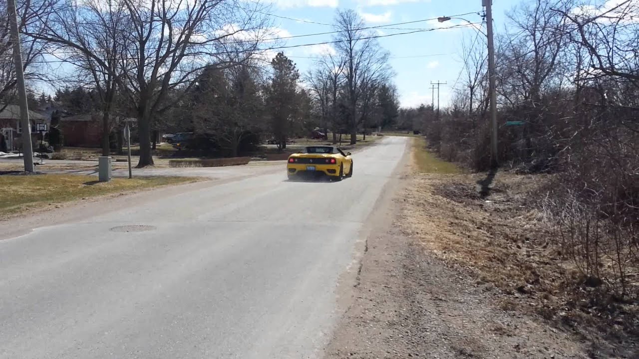 Ferrari 360 with Capristo Twin Sound Valves Open