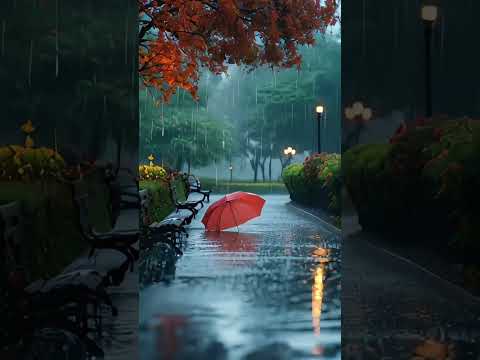 "When It Rains: The Secret Behind the Sparkling Streetlights!"