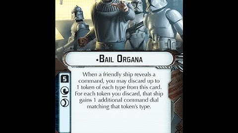 How-to use Commander "Bail Organa" - Star Wars Armada Explained (SWAE)