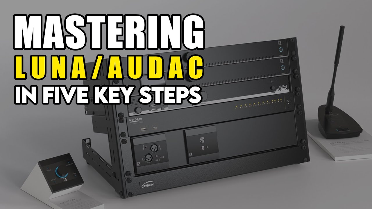 AUDAC LUNA/DEVICE PROGRAMMING with AUDAC TOUCH: Full Setup of Zones ...