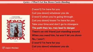 Lyrics   I Won't Let You Down Curtis Harding Resimi