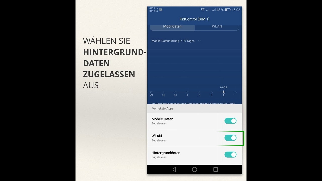 Wie Stellt Man Hintergrund Modus Fur Huawei Phones Ein Kidcontrol Youtube