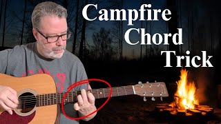 How to Play an EASY Fingerstyle Chord Riff at the Campfire screenshot 4