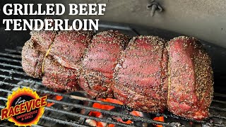 SIMPLE!!  Delicious Beef Tenderloin Grilled On The Weber Kettle!!  PERFECT Tenderness and Texture!