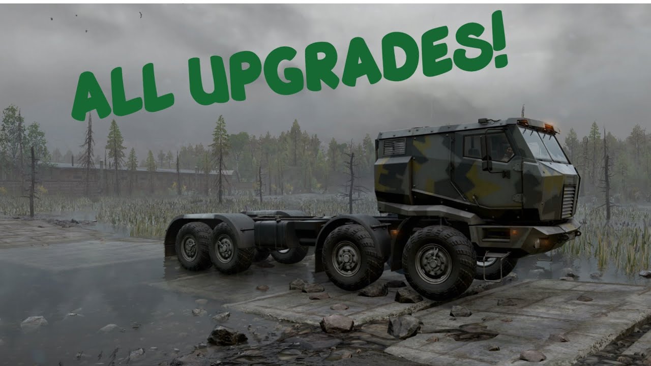 SnowRunner - All upgrade locations of the Azov 5319!