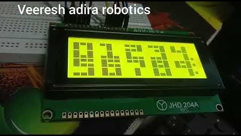 Big numbers 20x4 lcd