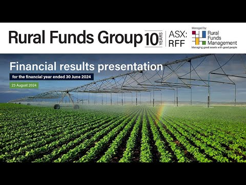 Rural Funds Group ASX: RFF FY24 financial results webinar - YouTube