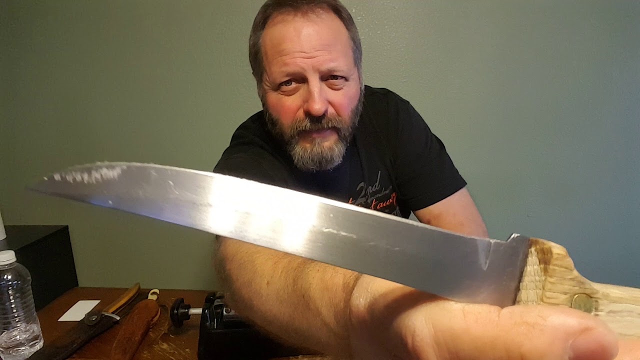 How to Sharpen a knife like a pro EASY!! - YouTube