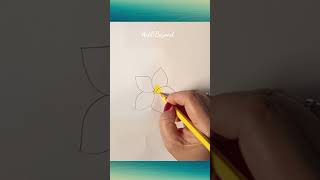 Plumeria flower drawing #shorts