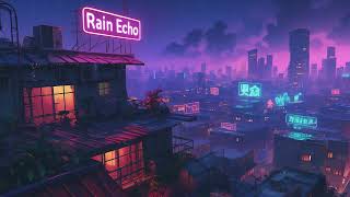 Chill 90s Lofi Hip Hop Beats ☔ Raining in Tokyo Town - Productive Lofi Evenings 💿 Retro Lofi Vibes