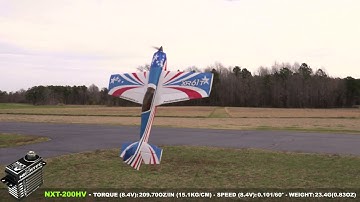 NXT-200HV servo in action! flight testing