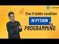 else if ladder statement in python programming #python #coding #programming