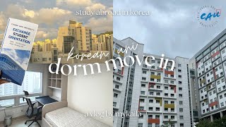 STUDY ABROAD DIARIES in KOREA ✈️ dorm move in, orientation, meeting friends [ep 2]