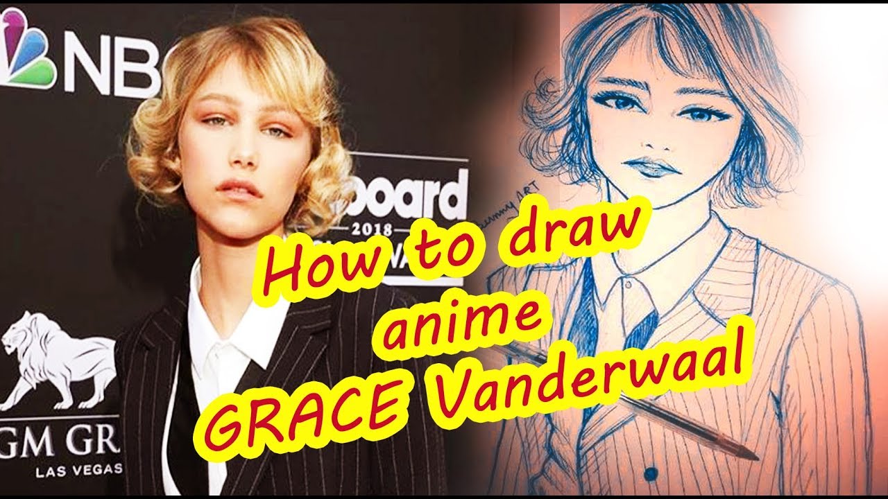 FAST DRAWING : IF GRACE VANDERWAAL WAS ANIME