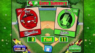 Backyard Baseball 97 Game Green Socks Vs. The Monsters