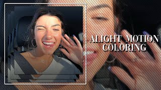 Alight Motion Coloring Tutorial // MORE QUALITY!!