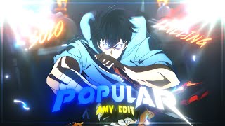 Popular - Solo Leveling [AMV/EDIT] 4K Resimi