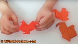Simple Origami Chicken (Rooster / Cockerel) - Simple and Easy Paper Art Crafts for Kids
