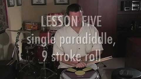 A Fresh Approach to Snare Drum: Lesson 5 (C): Paradiddle, 9 Stroke Roll