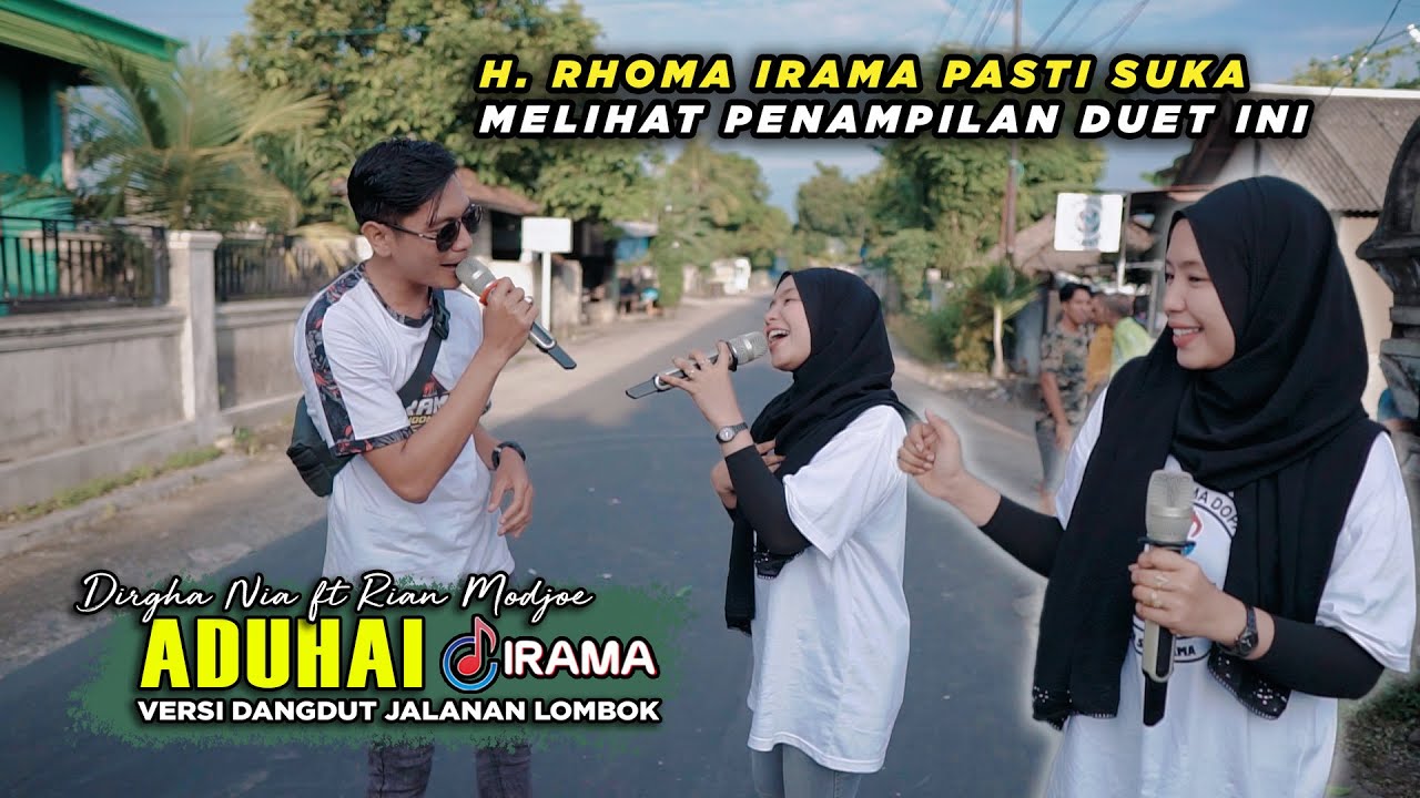 DUET MESRA DI TENGAH JALAN RAYA | ADUHAI - RIAN MODJOE FT. DIRGHA NIA DANGDUT JALANAN IRAMA DOPANG